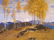 Adrian Scott Stokes Autumn in the Mountains Spain oil painting artist